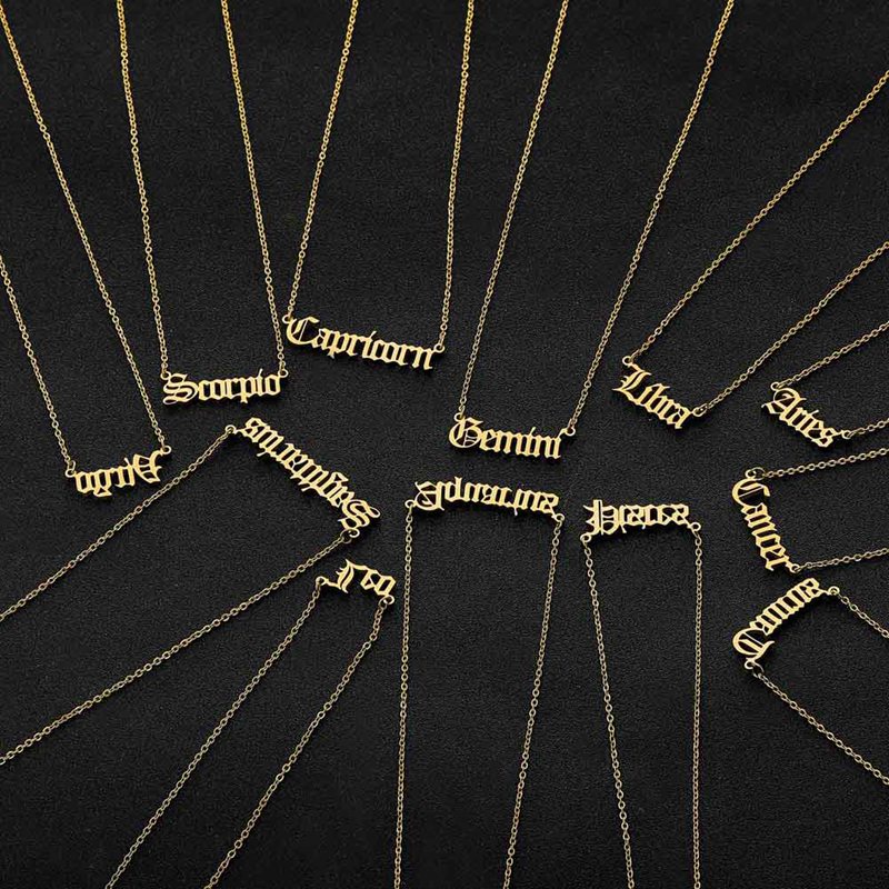 Zodiac Pendant Necklaces