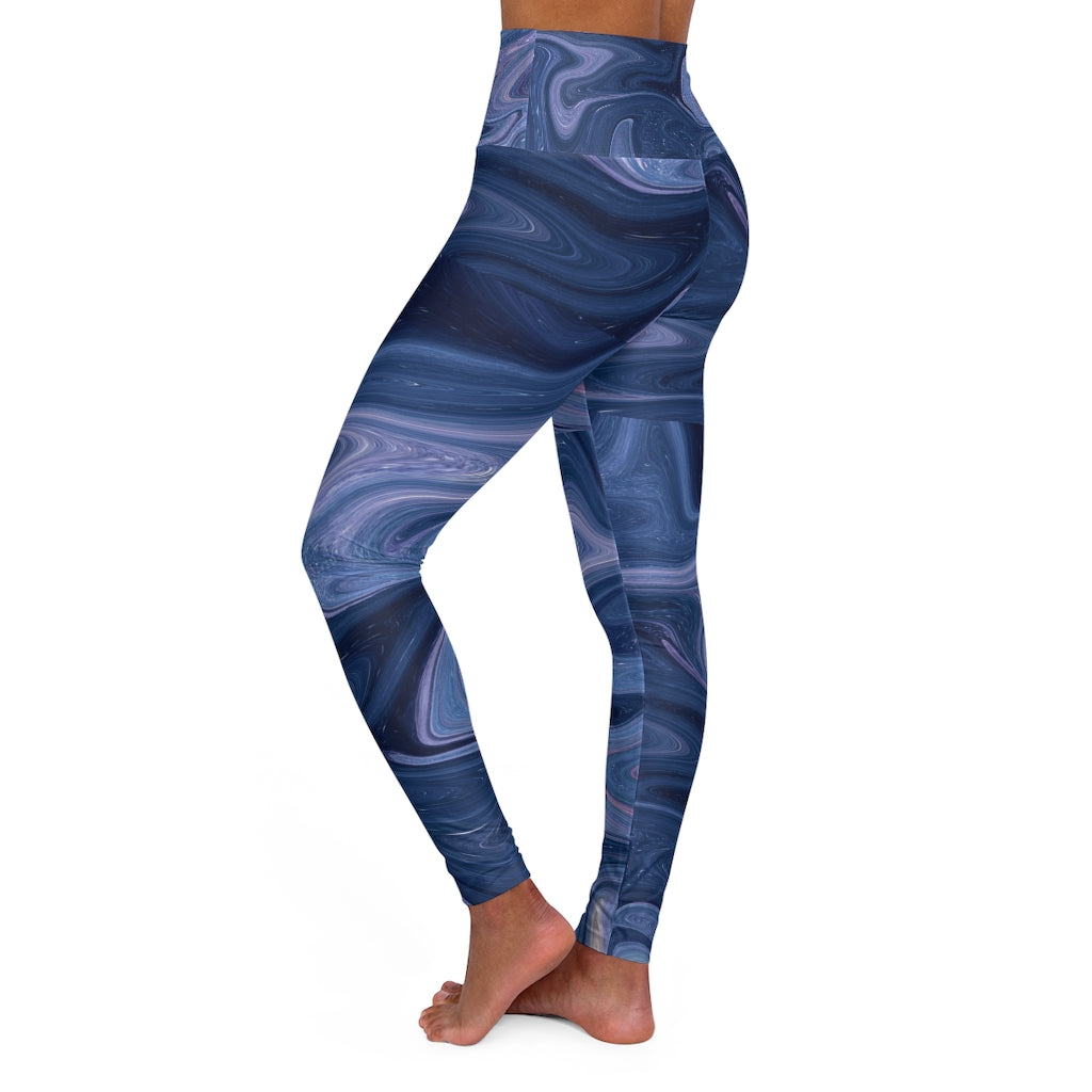 Pink Terrazzo Marble Leggings  High waist yoga pants, Leggings pattern, Women's  leggings